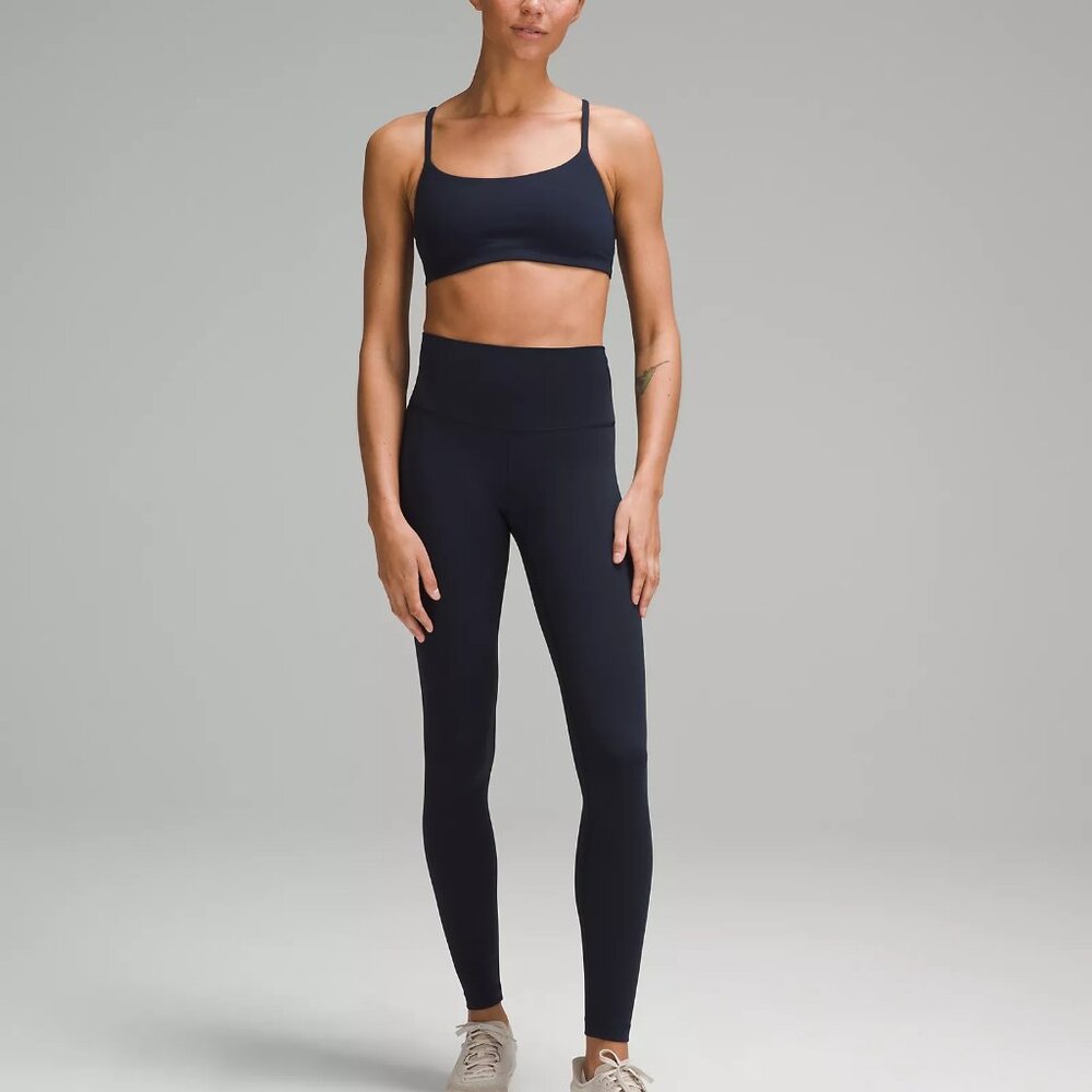 Lululemon Wunder Train leggings, olive green, size 6